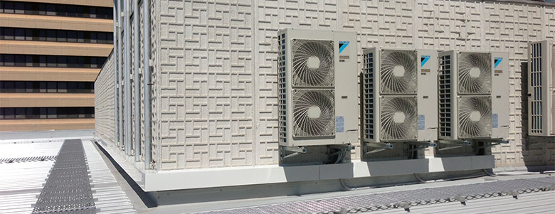 air conditioners on roof